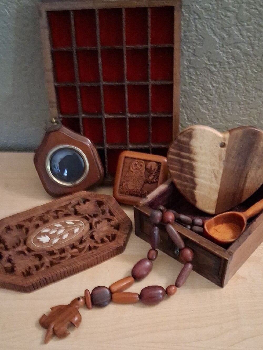 Vintage Wood Lot  Assortment - Natural Brown Tones - Picture 9 of 9